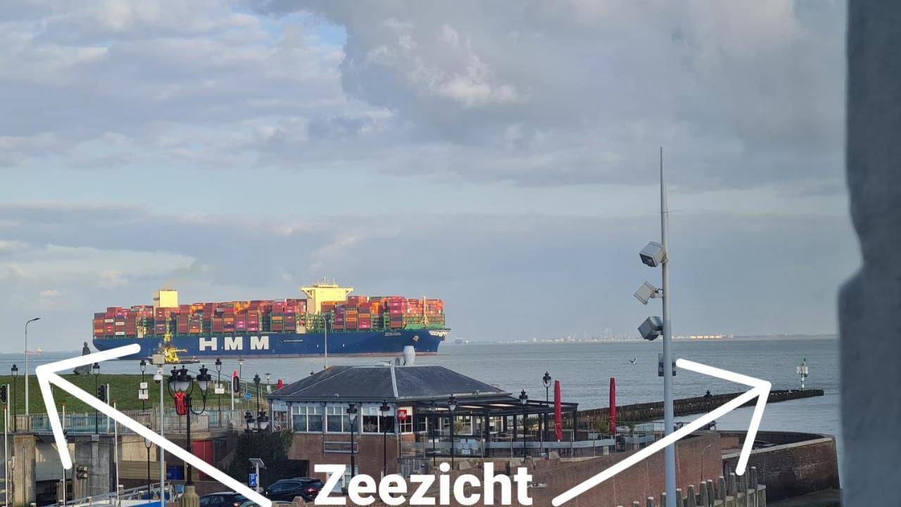 Appartement Havenzicht, Gelegen Aan Zee Met Zeezicht Vlissingen Bagian luar foto